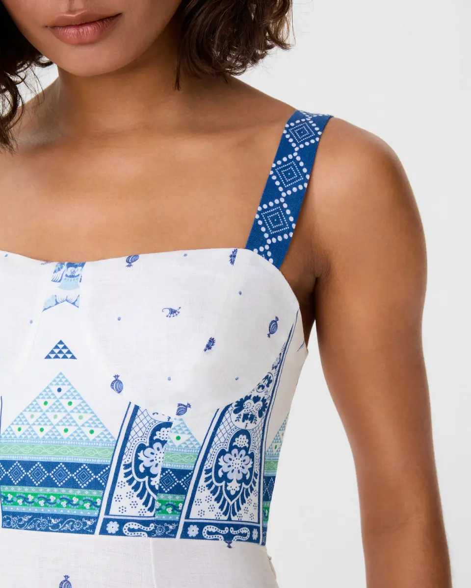 Emporio Sirenuse Azzurra Dress in Kites Print | Thumbnail 3 Emporio Sirenuse Azzurra Dress in Kites Print | Thumbnail 3