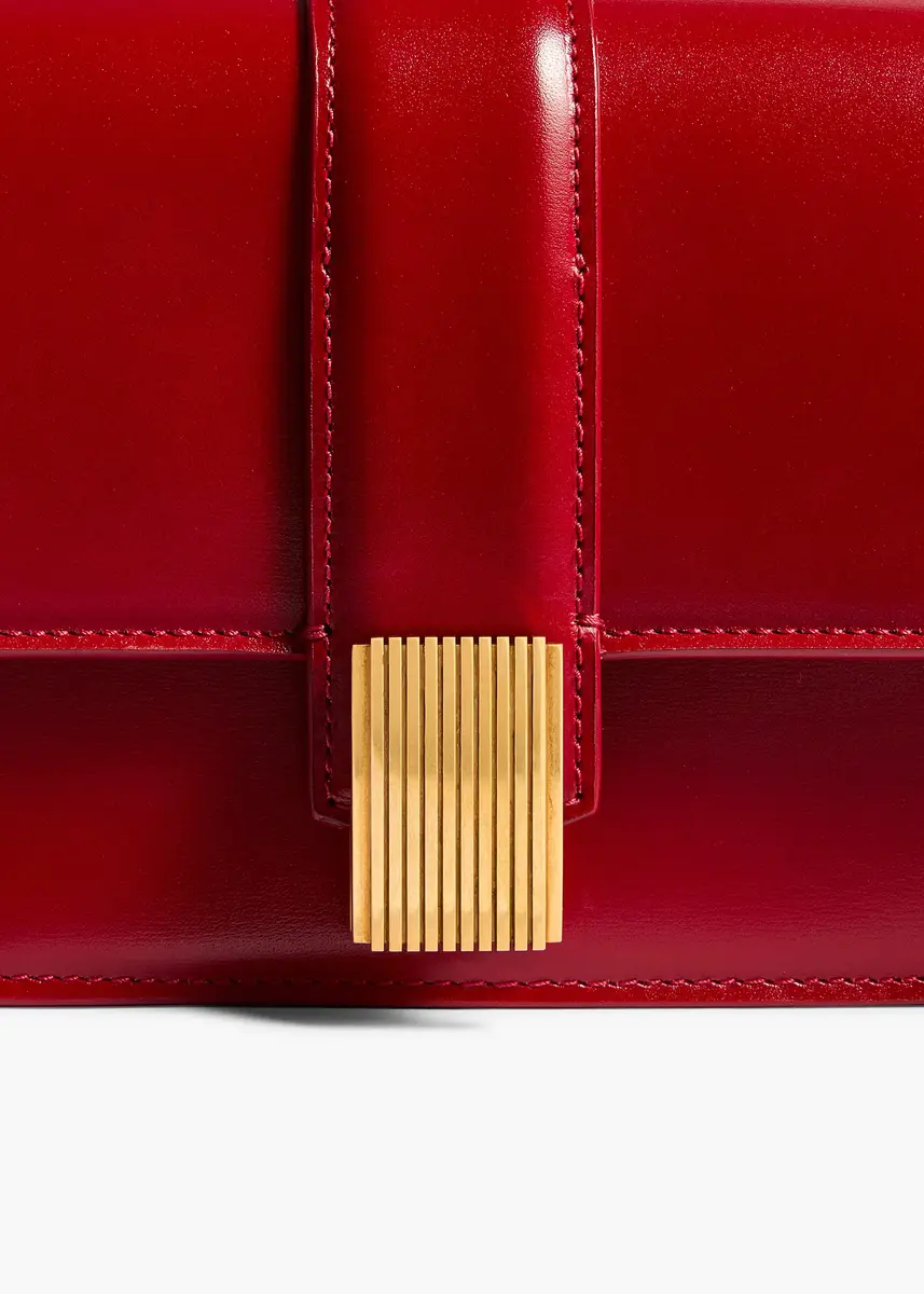 Khaite Blake Clutch In Ruby | Thumbnail 4 Khaite Blake Clutch In Ruby | Thumbnail 4