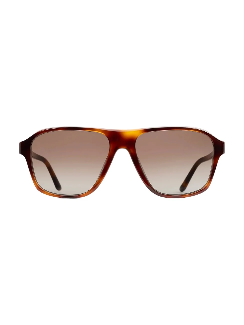 Khaite Khaite X Oliver Peoples 1978Rx In Dark Mahogany And Soft Tan Gradient