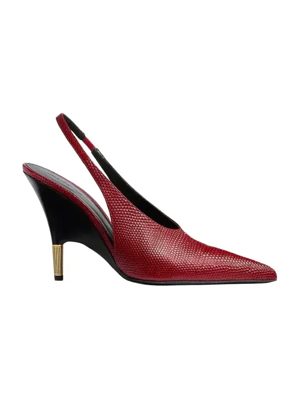 Bella Pump In Ruby Lizard Bella Pump In Ruby Lizard