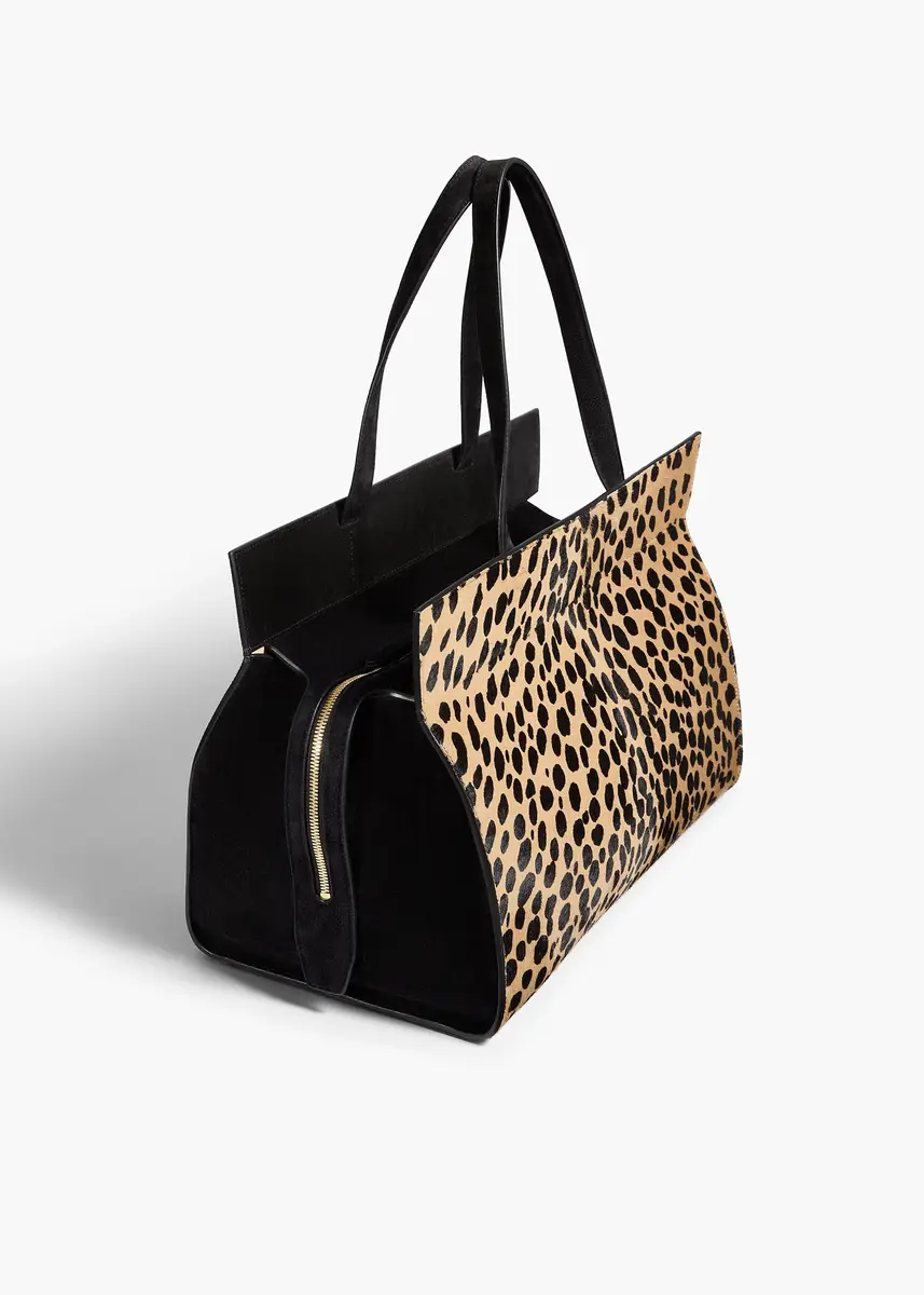 Khaite Crosby Bag In Hyena Print Haircalf | Thumbnail 2 Khaite Crosby Bag In Hyena Print Haircalf | Thumbnail 2