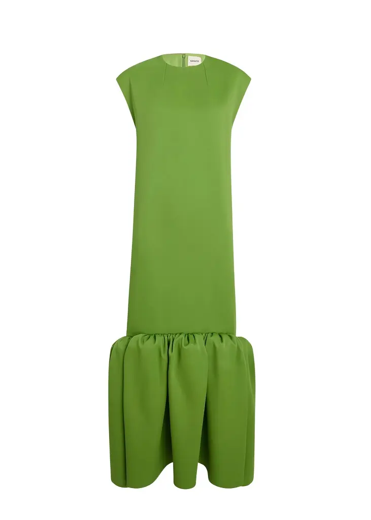 Khaite Tom Dress In Absinthe | Image 1 Khaite Tom Dress In Absinthe | Image 1