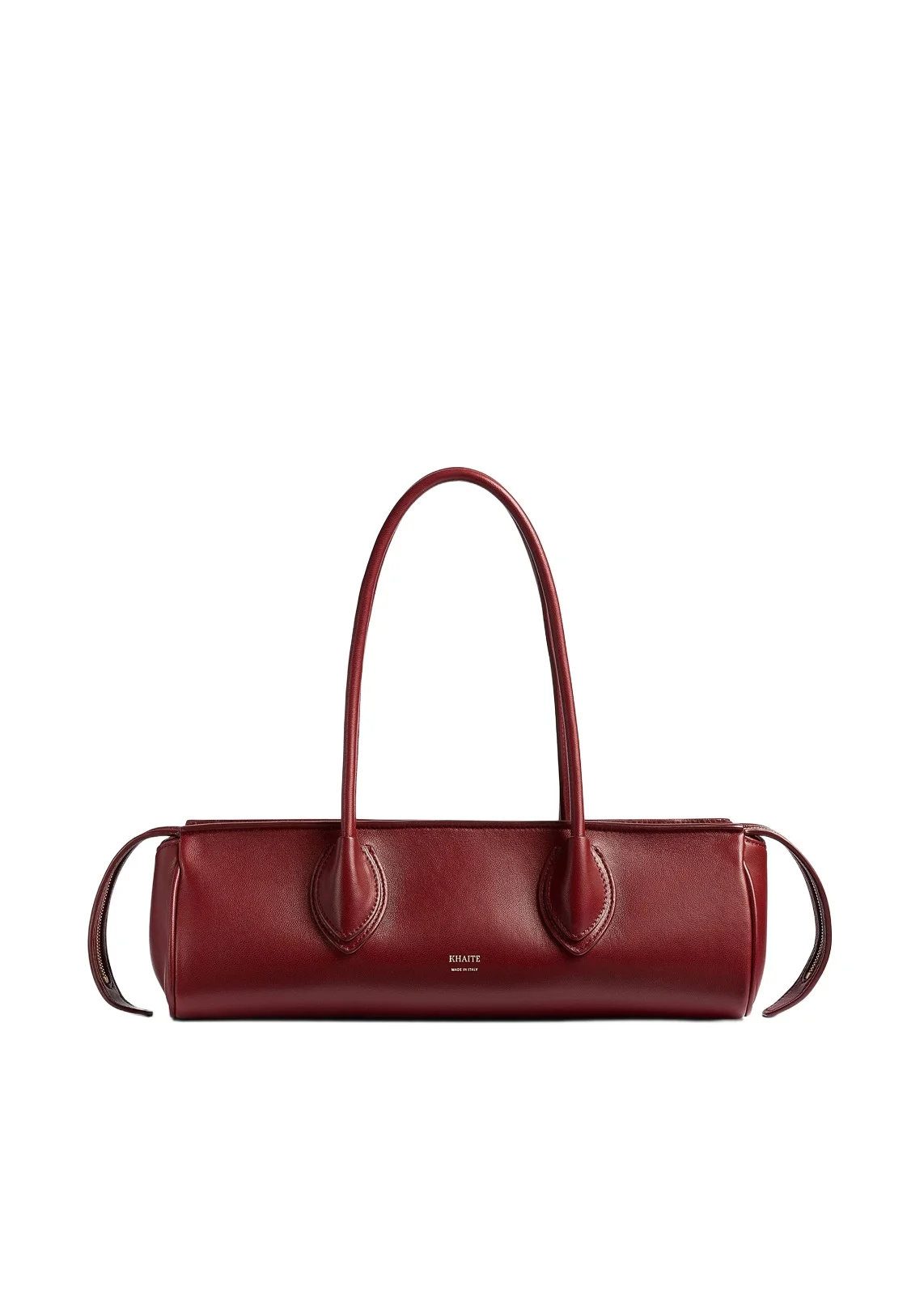 Donna Shoulder Bag In Oxblood Leather