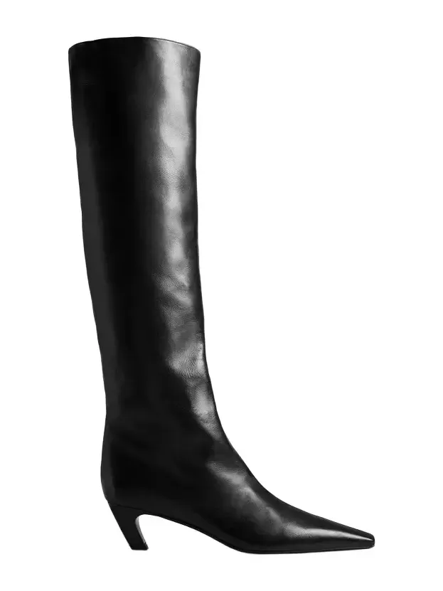 Davis Boot In Black Leather Davis Boot In Black Leather