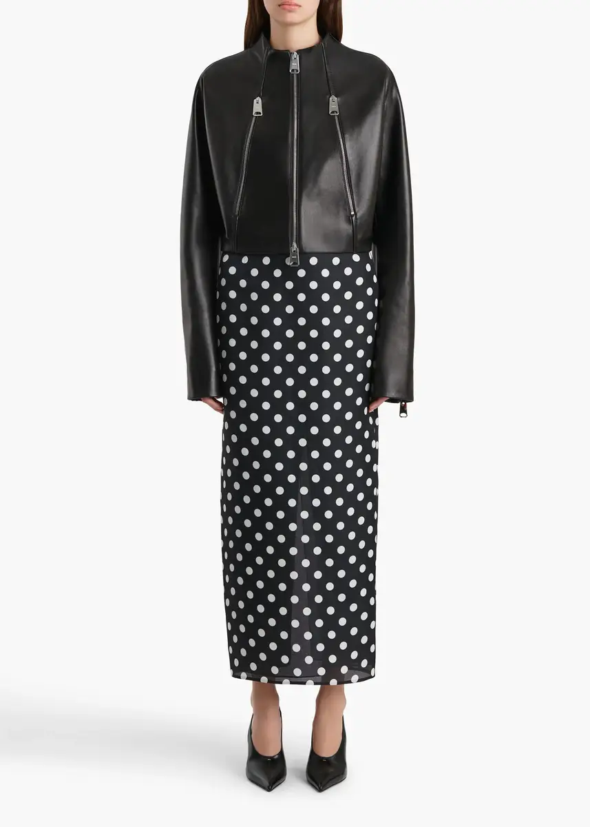 Khaite Niko Jacket In Black Leather | Thumbnail 2 Khaite Niko Jacket In Black Leather | Thumbnail 2