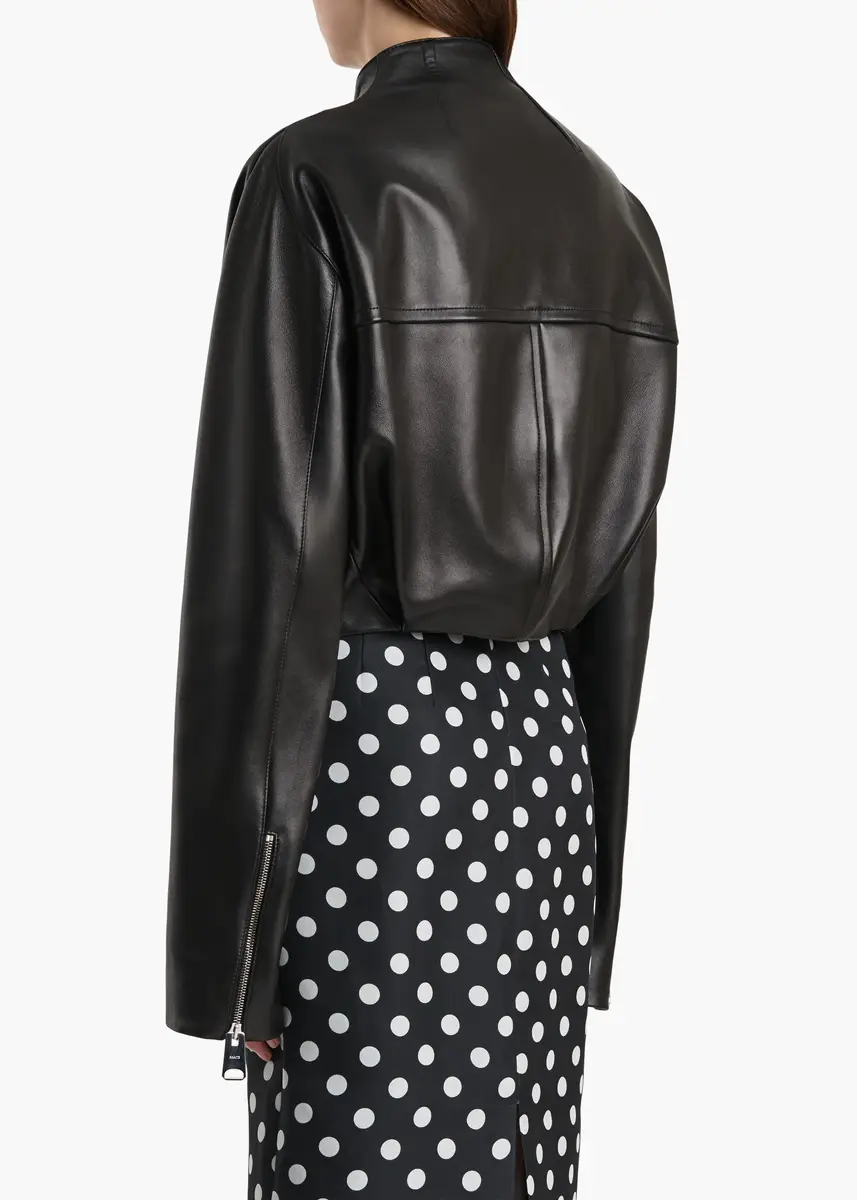 Khaite Niko Jacket In Black Leather | Thumbnail 4 Khaite Niko Jacket In Black Leather | Thumbnail 4