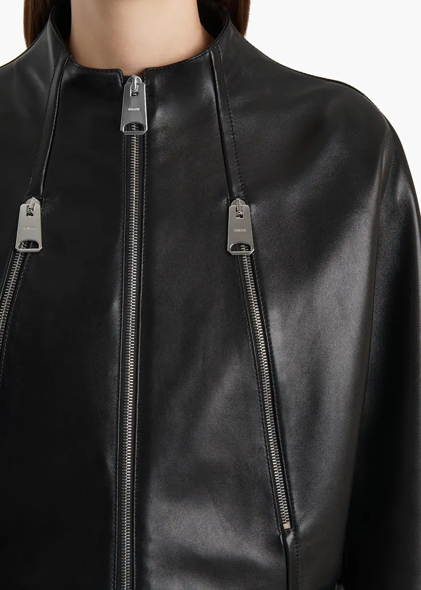 Khaite Niko Jacket In Black Leather | Thumbnail 5 Khaite Niko Jacket In Black Leather | Thumbnail 5