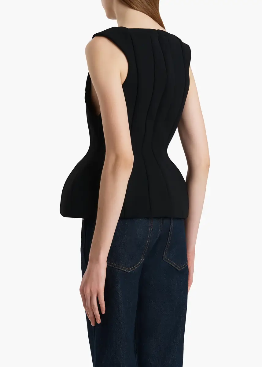 Khaite Dani Top In Black | Thumbnail 4 Khaite Dani Top In Black | Thumbnail 4