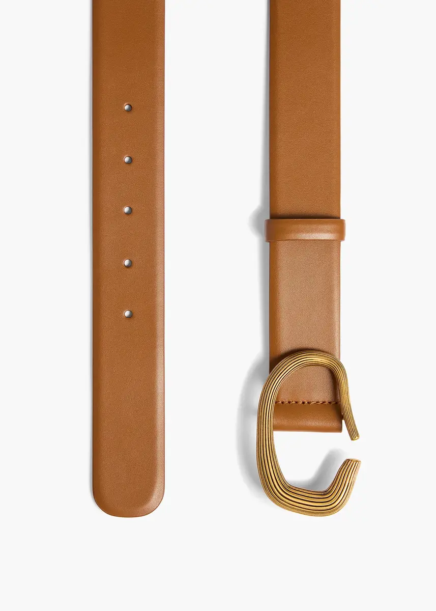 Khaite Santa Fe Belt In Dark Honey Leather | Thumbnail 2 Khaite Santa Fe Belt In Dark Honey Leather | Thumbnail 2