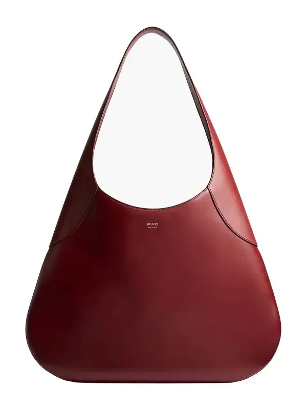 Large Joan Hobo In Oxblood Leather Large Joan Hobo In Oxblood Leather