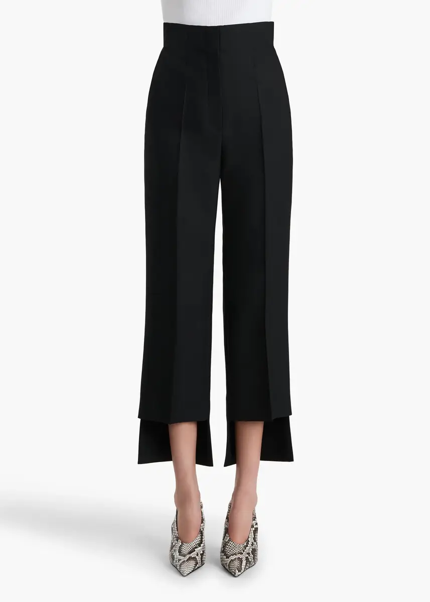 Khaite Rae Pant In Black Crepe | Thumbnail 3 Khaite Rae Pant In Black Crepe | Thumbnail 3