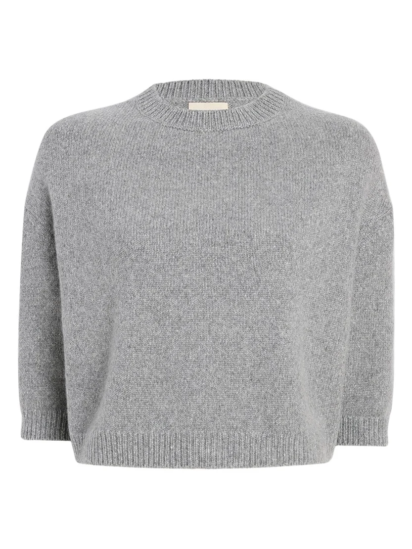 Khaite Sabina Sweater In Fog