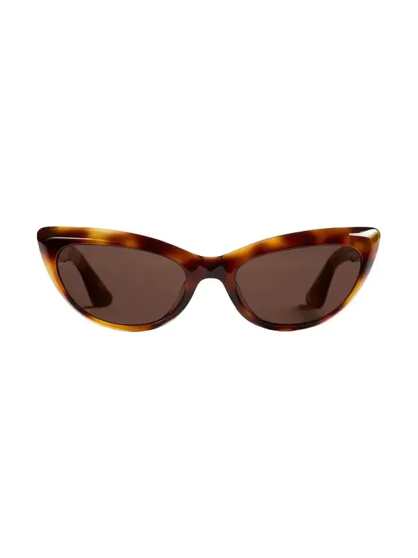 Khaite X Oliver Peoples 1963C In Dark Mahogany And