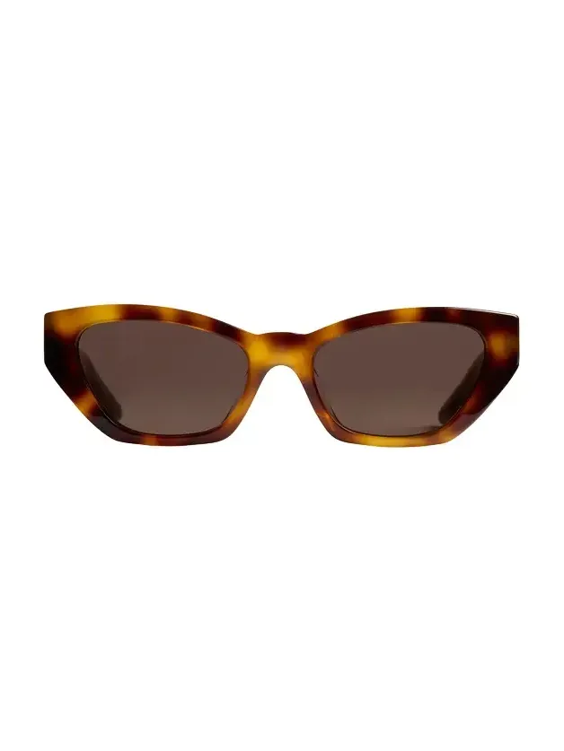 Khaite X Oliver Peoples 1961C In Dark Mahogany And