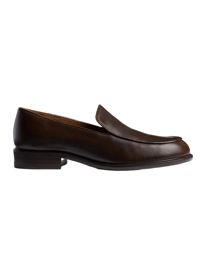 Miles Loafer In Vintage Brown Leather Miles Loafer In Vintage Brown Leather