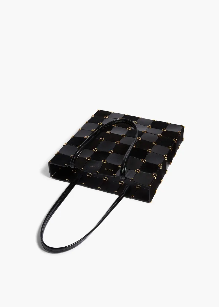 Khaite Small Emma Tote In Black Haircalf Multi Leather | Thumbnail 4 Khaite Small Emma Tote In Black Haircalf Multi Leather | Thumbnail 4