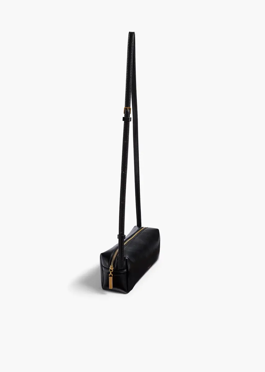 Khaite Mini Kye Crossbody Bag In Black Crackle Patent Leather | Thumbnail 4 Khaite Mini Kye Crossbody Bag In Black Crackle Patent Leather | Thumbnail 4