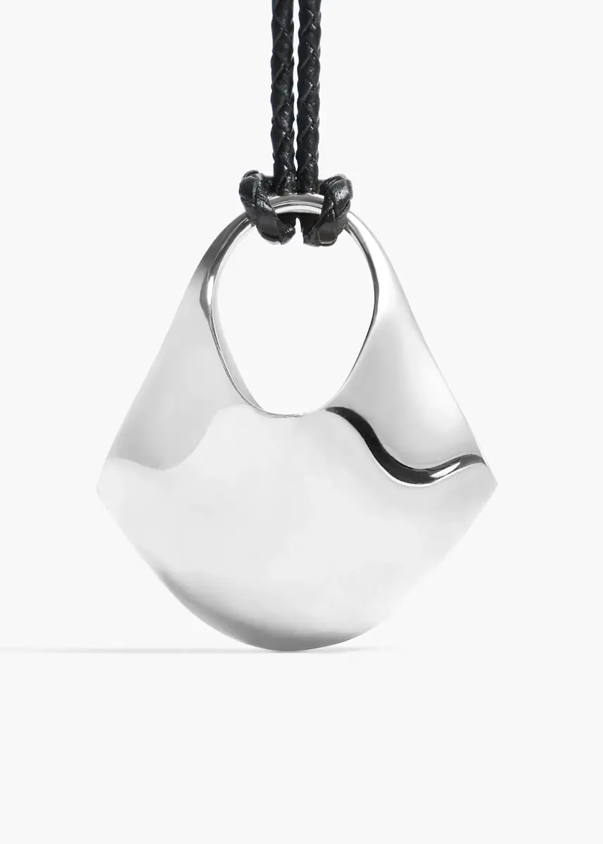 Khaite Medium Lotus Pendant In Silver | Thumbnail 2 Khaite Medium Lotus Pendant In Silver | Thumbnail 2