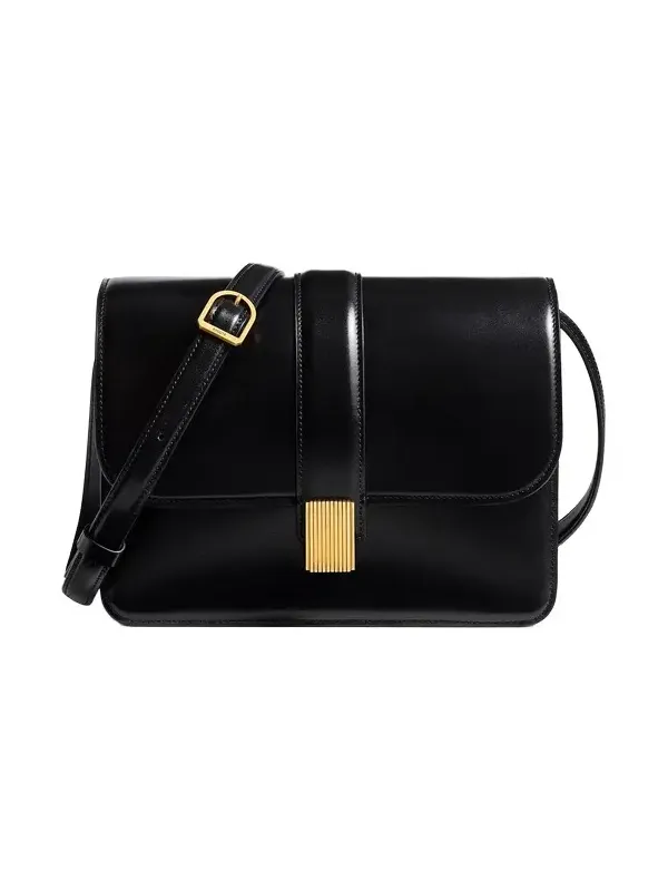 Blake Crossbody Bag In Black Leather Blake Crossbody Bag In Black Leather