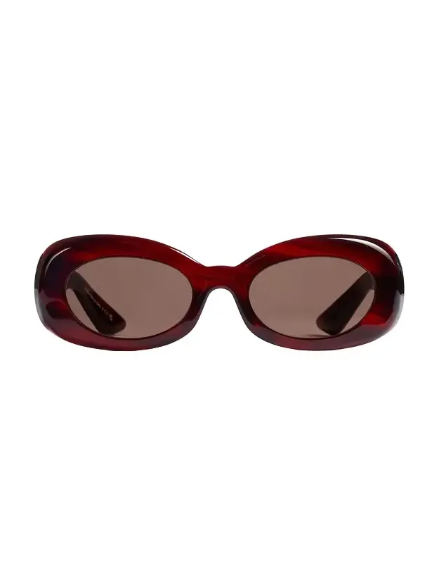 Khaite X Oliver Peoples 1992C In Bordeaux Bark And Khaite X Oliver Peoples 1992C In Bordeaux Bark And