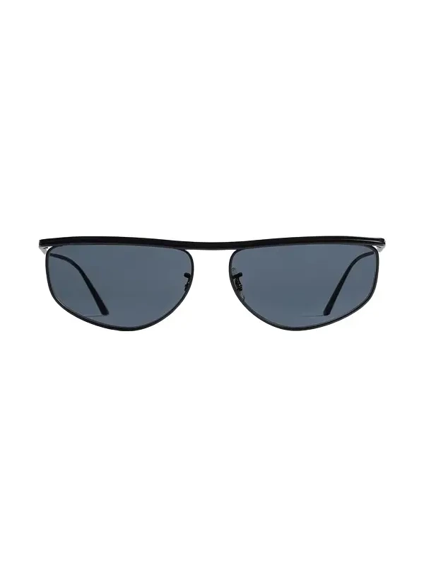 Khaite X Oliver Peoples 1986C In Matte Black And Grey