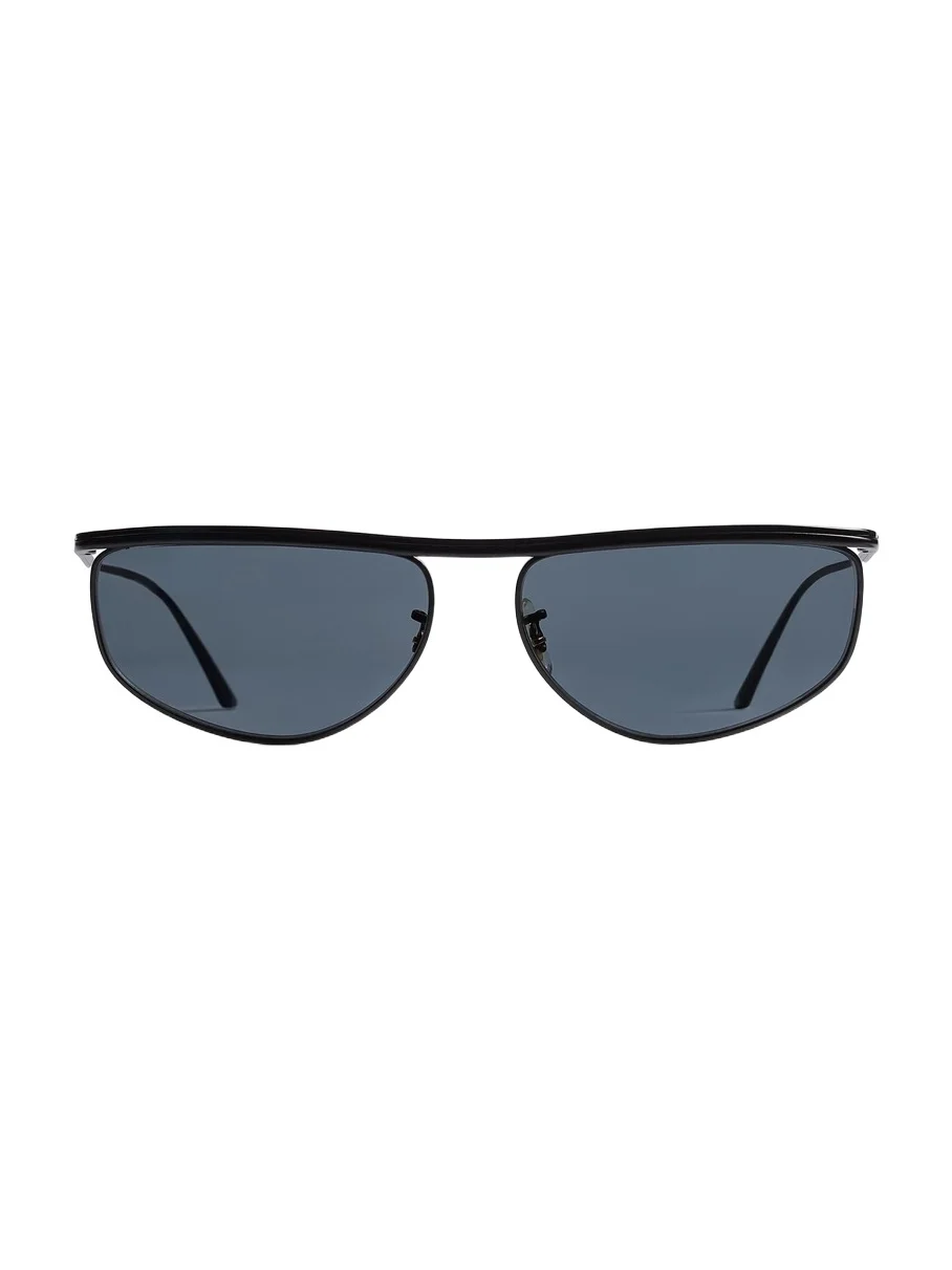 Khaite X Oliver Peoples 1986C In Matte Black And Grey