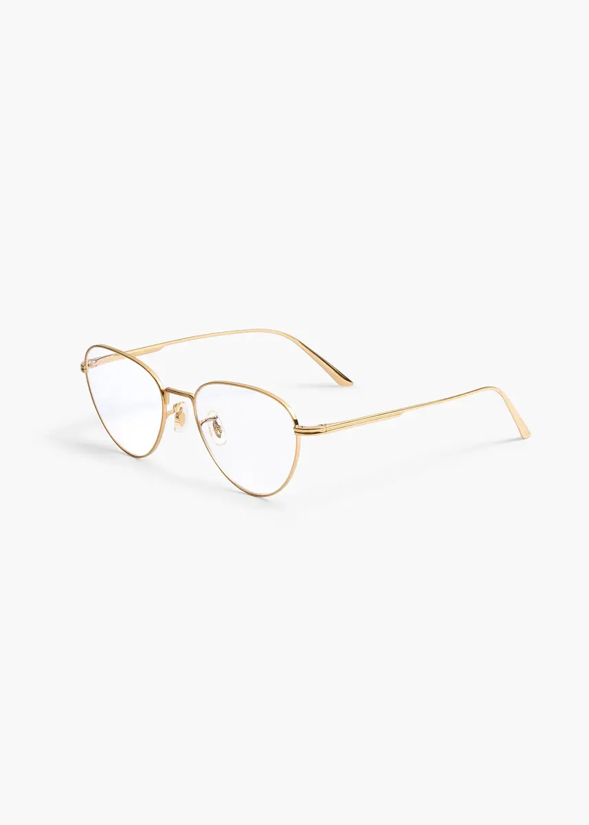 Khaite Khaite X Oliver Peoples 1991Rx In Gold | Thumbnail 2 Khaite Khaite X Oliver Peoples 1991Rx In Gold | Thumbnail 2