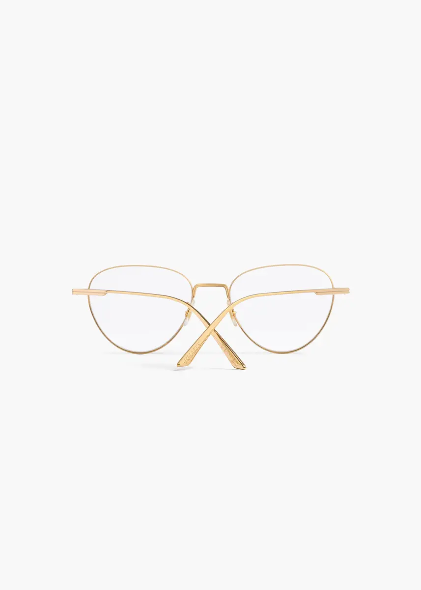 Khaite Khaite X Oliver Peoples 1991Rx In Gold | Thumbnail 3 Khaite Khaite X Oliver Peoples 1991Rx In Gold | Thumbnail 3
