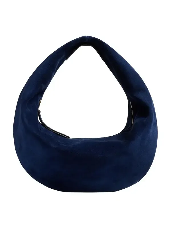 Medium Olivia Hobo In Midnight Suede Medium Olivia Hobo In Midnight Suede