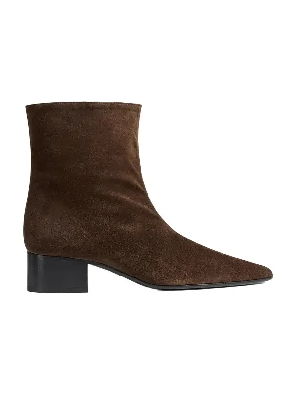 Andee Ankle Boot In Ebano Suede Andee Ankle Boot In Ebano Suede