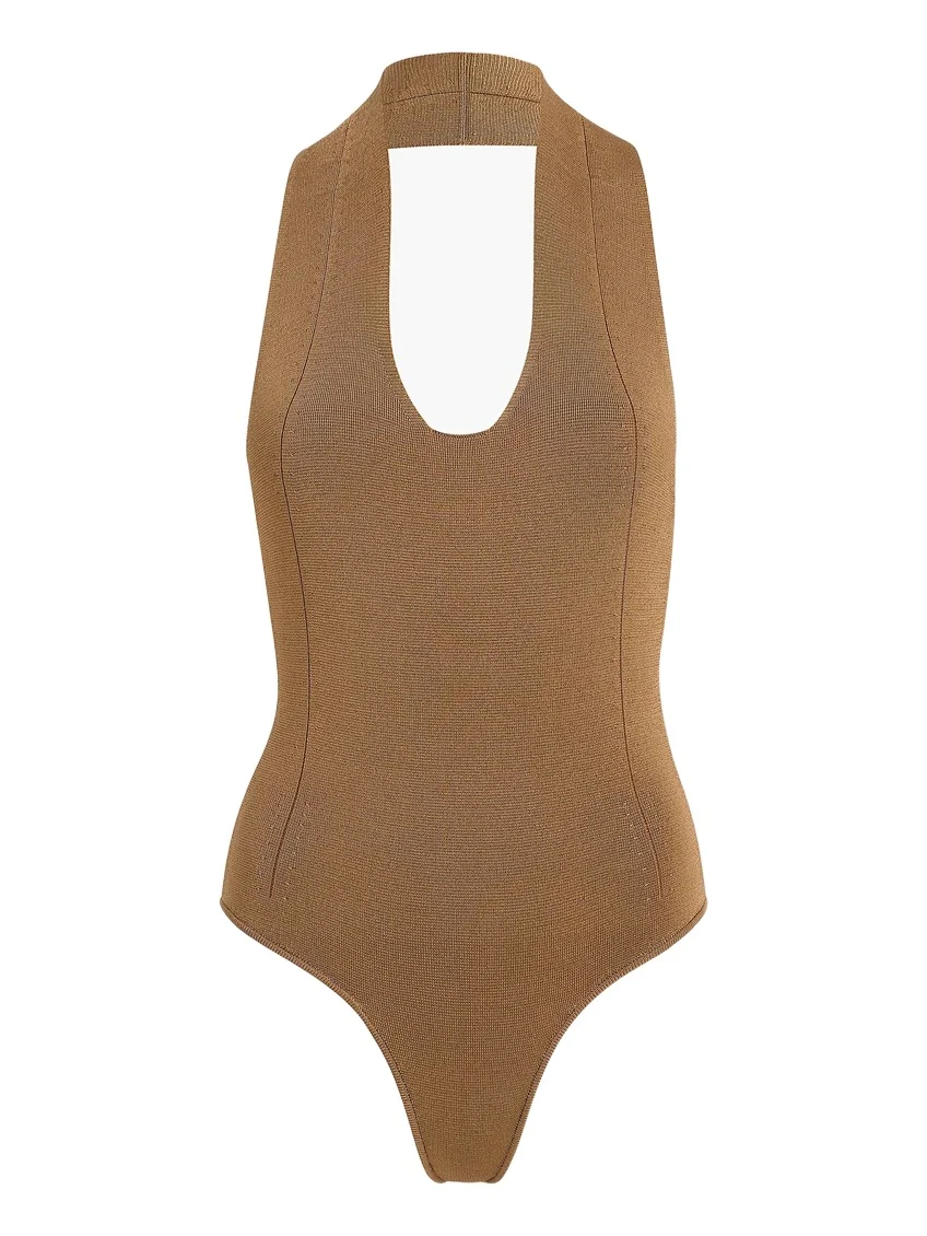 Toto Bodysuit In Carob Toto Bodysuit In Carob