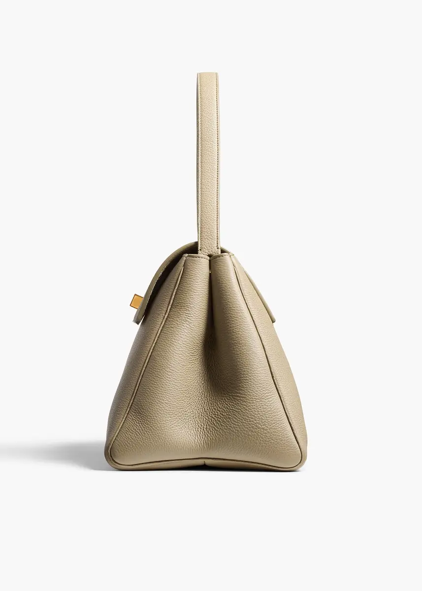 Khaite Audrey Top Handle Bag In Sage Pebbled Leather | Thumbnail 3 Khaite Audrey Top Handle Bag In Sage Pebbled Leather | Thumbnail 3