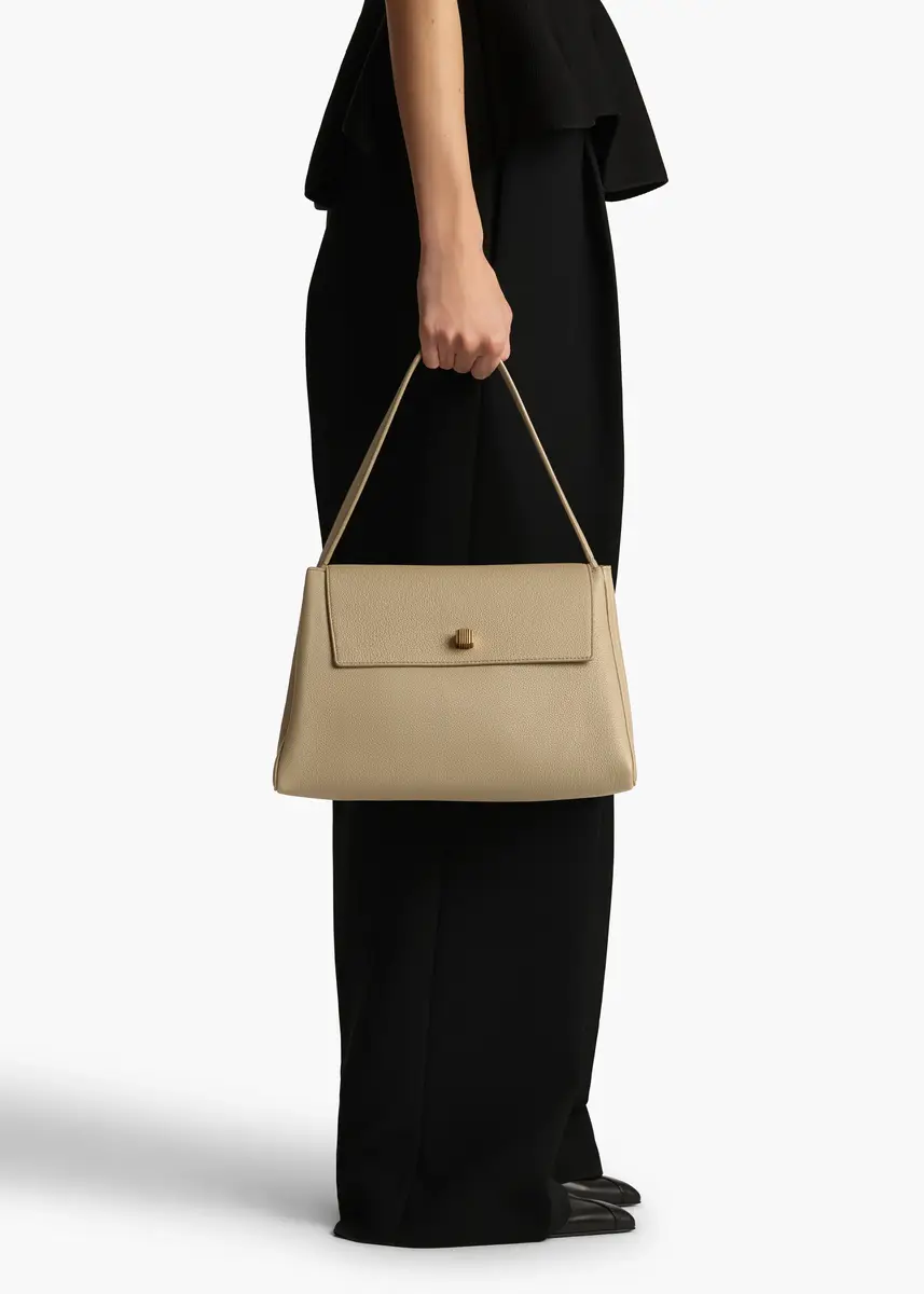 Khaite Audrey Top Handle Bag In Sage Pebbled Leather | Thumbnail 5 Khaite Audrey Top Handle Bag In Sage Pebbled Leather | Thumbnail 5