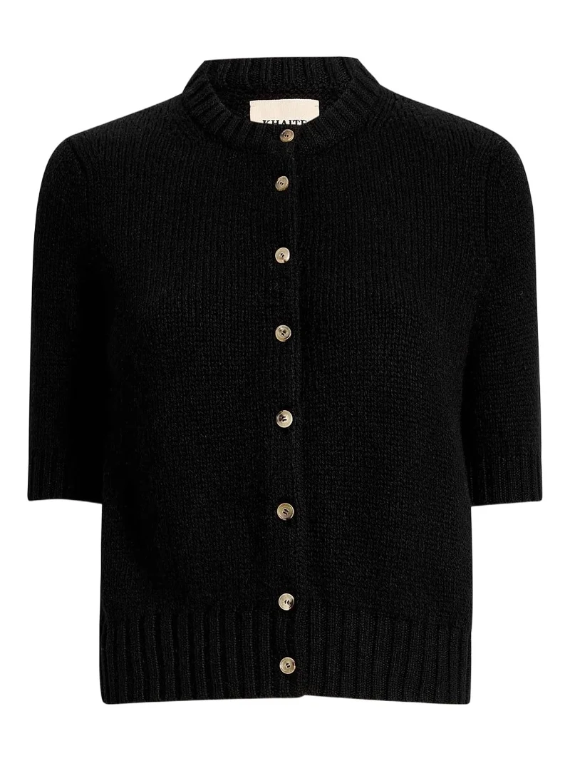 Khaite Nora Cardigan In Black