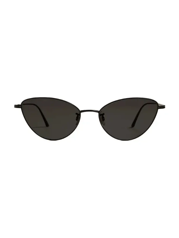 Khaite X Oliver Peoples 1998C In Matte Black And Grey Khaite X Oliver Peoples 1998C In Matte Black And Grey