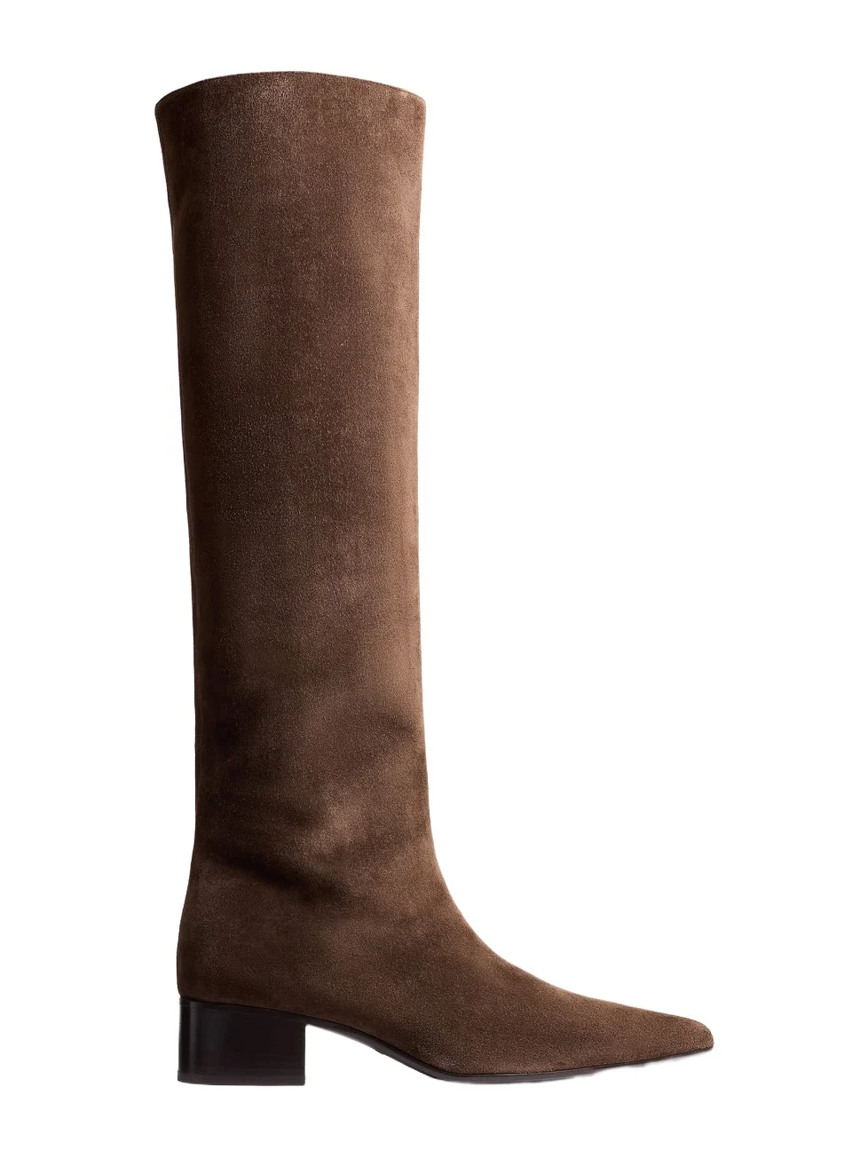 Andee Knee-High Boot In Ebano Suede