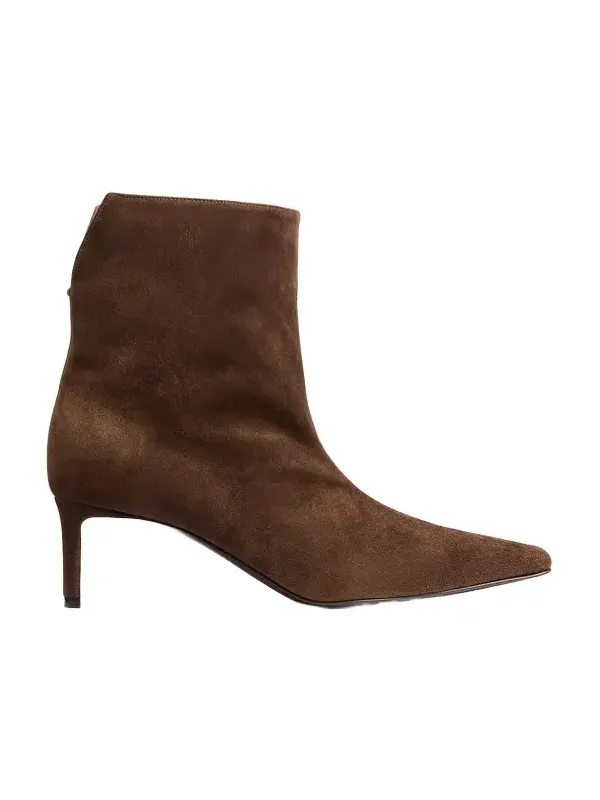Ona Ankle Boot In Ebano Suede