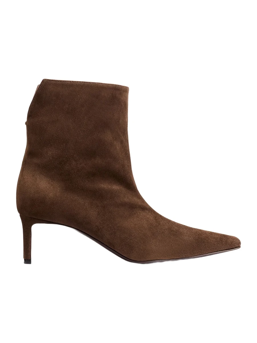 Ona Ankle Boot In Ebano Suede Ona Ankle Boot In Ebano Suede