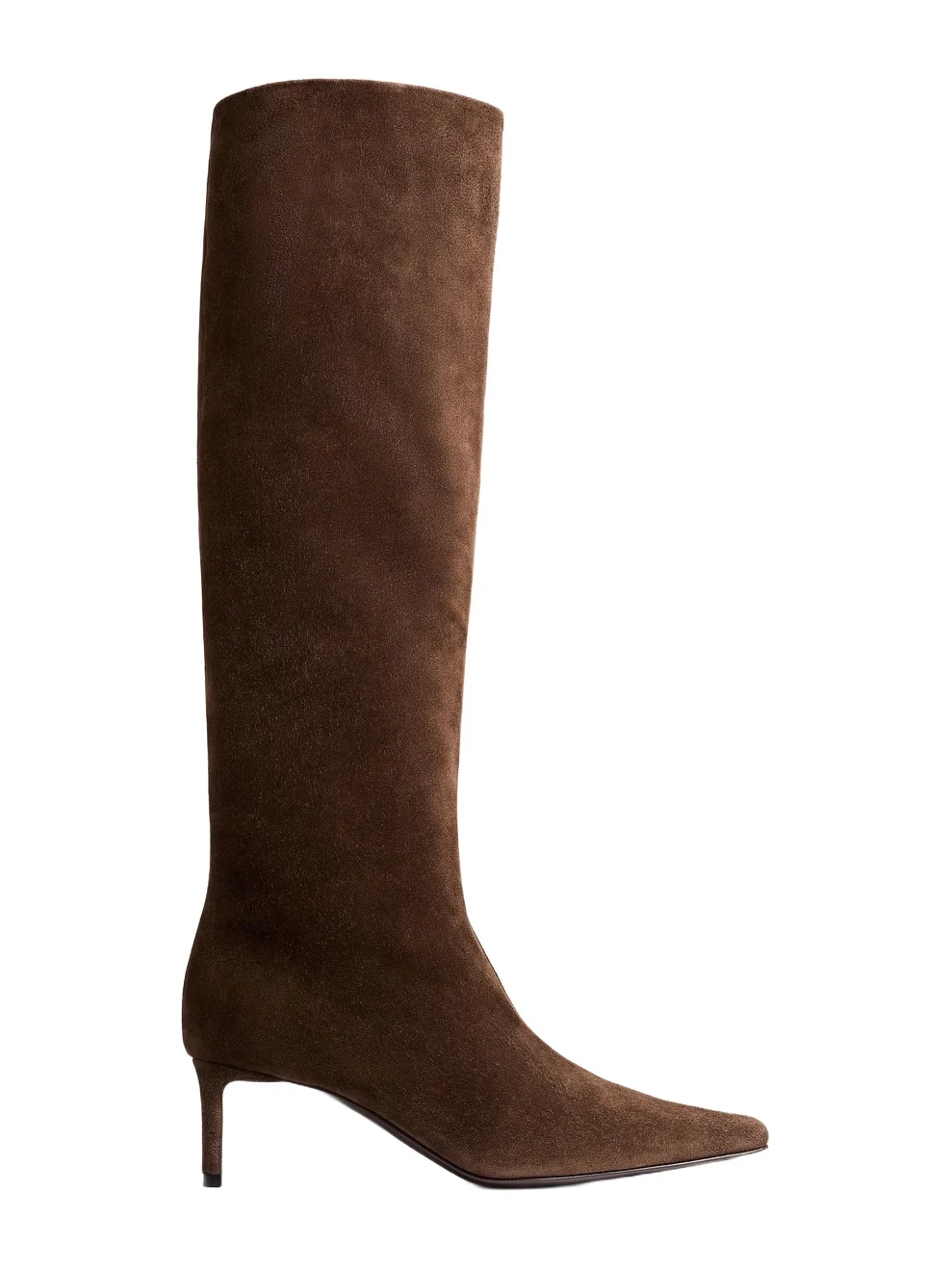 Ona Knee-High Boot In Ebano Suede