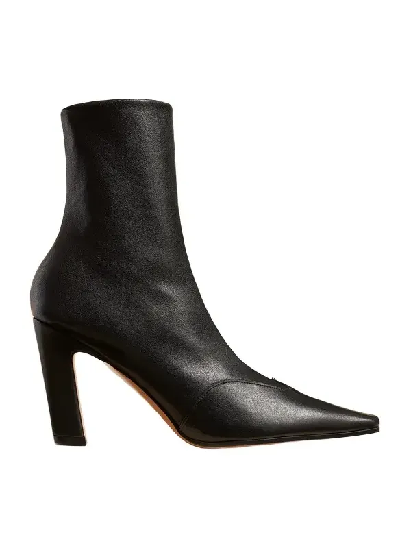 Nevada Stretch High Boot In Black Nappa Leather Nevada Stretch High Boot In Black Nappa Leather