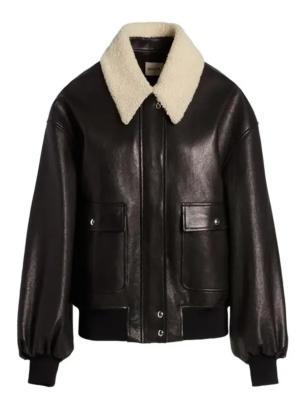 Shellar Jacket In Black Leather Shellar Jacket In Black Leather