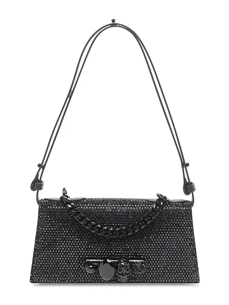 Women's Mini Jeweled Leather Shoulder Bag Women's Mini Jeweled Leather Shoulder Bag