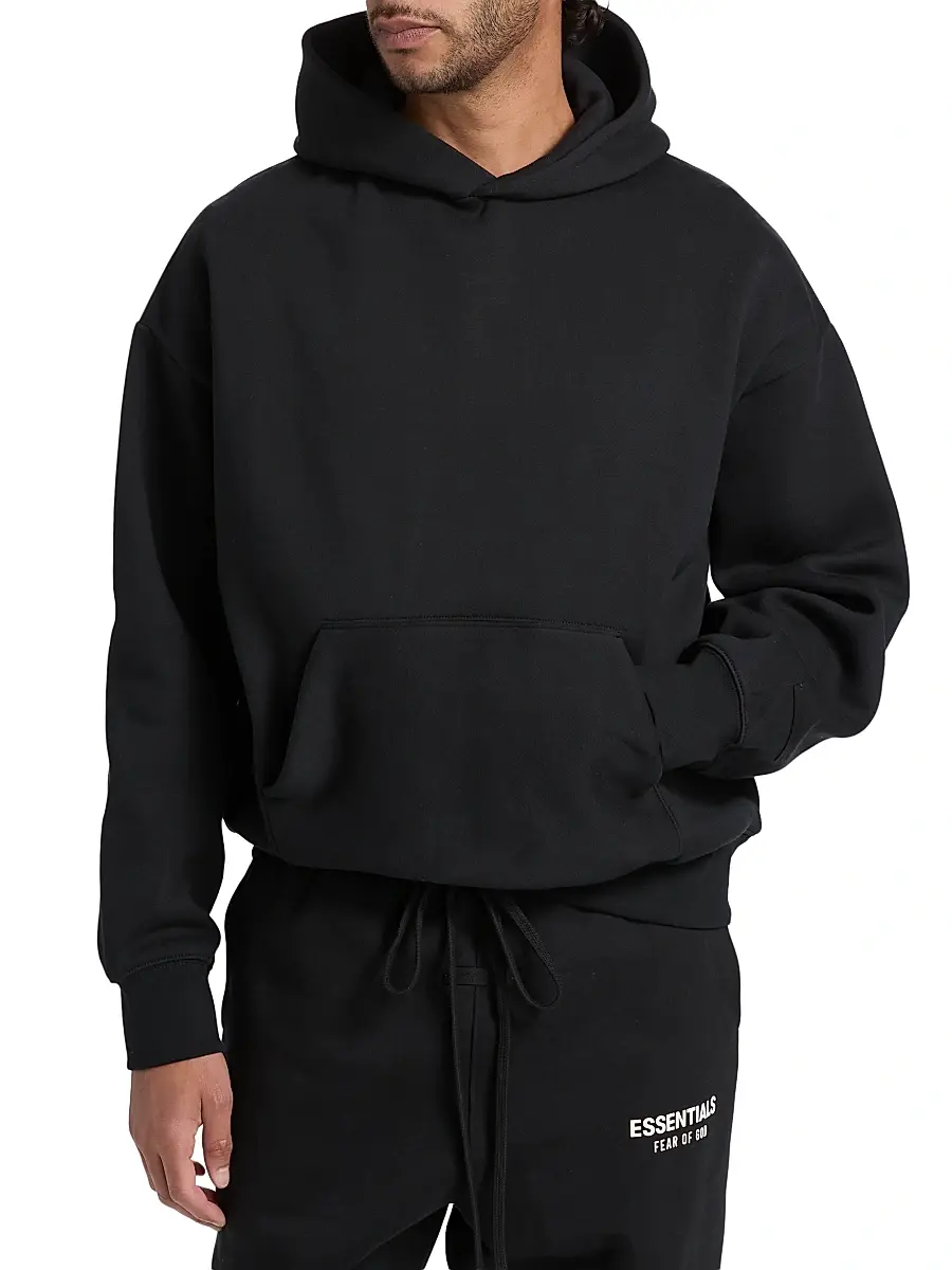 Fear of God Essentials Men's Classic Fit Fleece Hoodie | Thumbnail 3 Fear of God Essentials Men's Classic Fit Fleece Hoodie | Thumbnail 3
