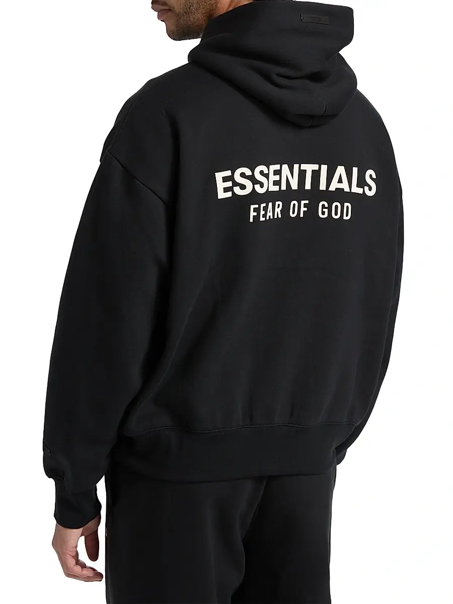 Fear of God Essentials Men's Classic Fit Fleece Hoodie | Thumbnail 5 Fear of God Essentials Men's Classic Fit Fleece Hoodie | Thumbnail 5