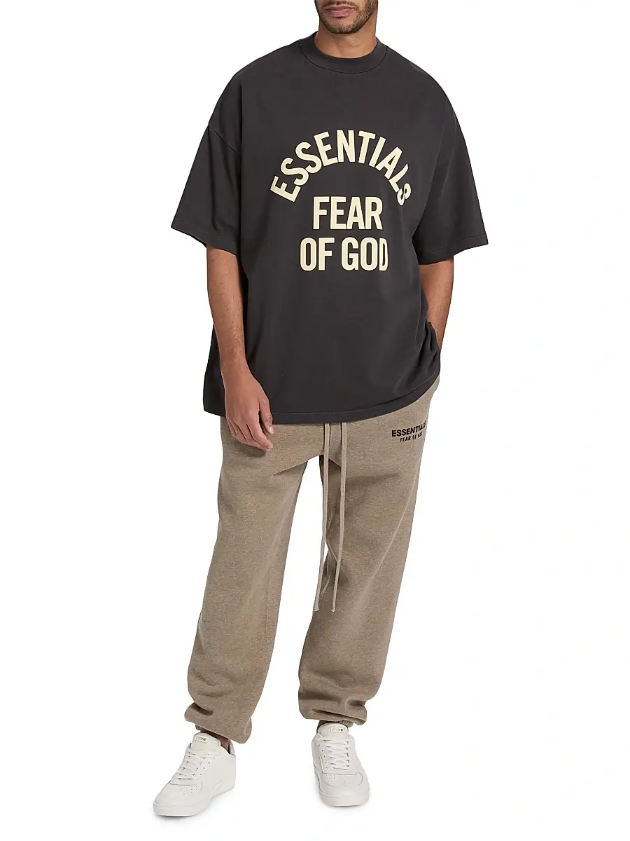 Fear of God Essentials Men's Classic Fleece Jogger Sweatpants | Thumbnail 2 Fear of God Essentials Men's Classic Fleece Jogger Sweatpants | Thumbnail 2