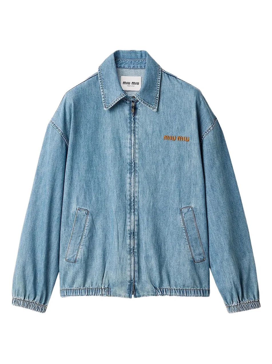 Women's Chambray Blouson Jacket Women's Chambray Blouson Jacket