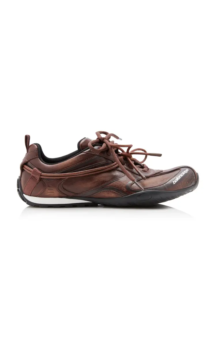 Balenciaga Radar Leather Sneakers