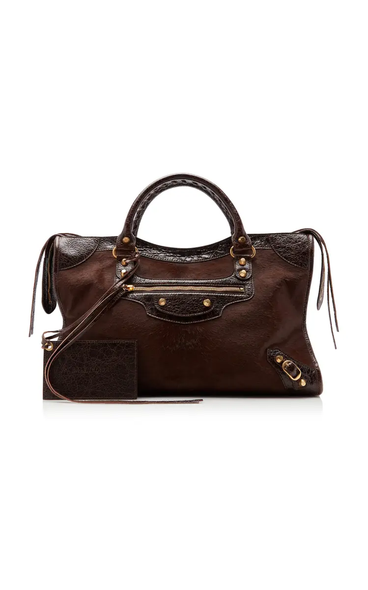 Balenciaga Le City Medium Pony Hair Bag