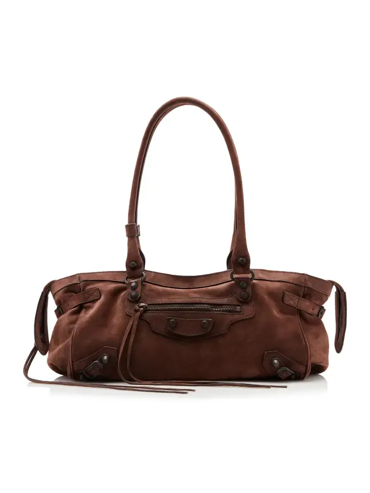 Le City East/West Suede Bag Le City East/West Suede Bag