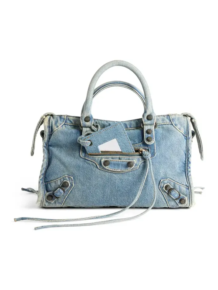 Balenciaga Le City Small Denim Bag